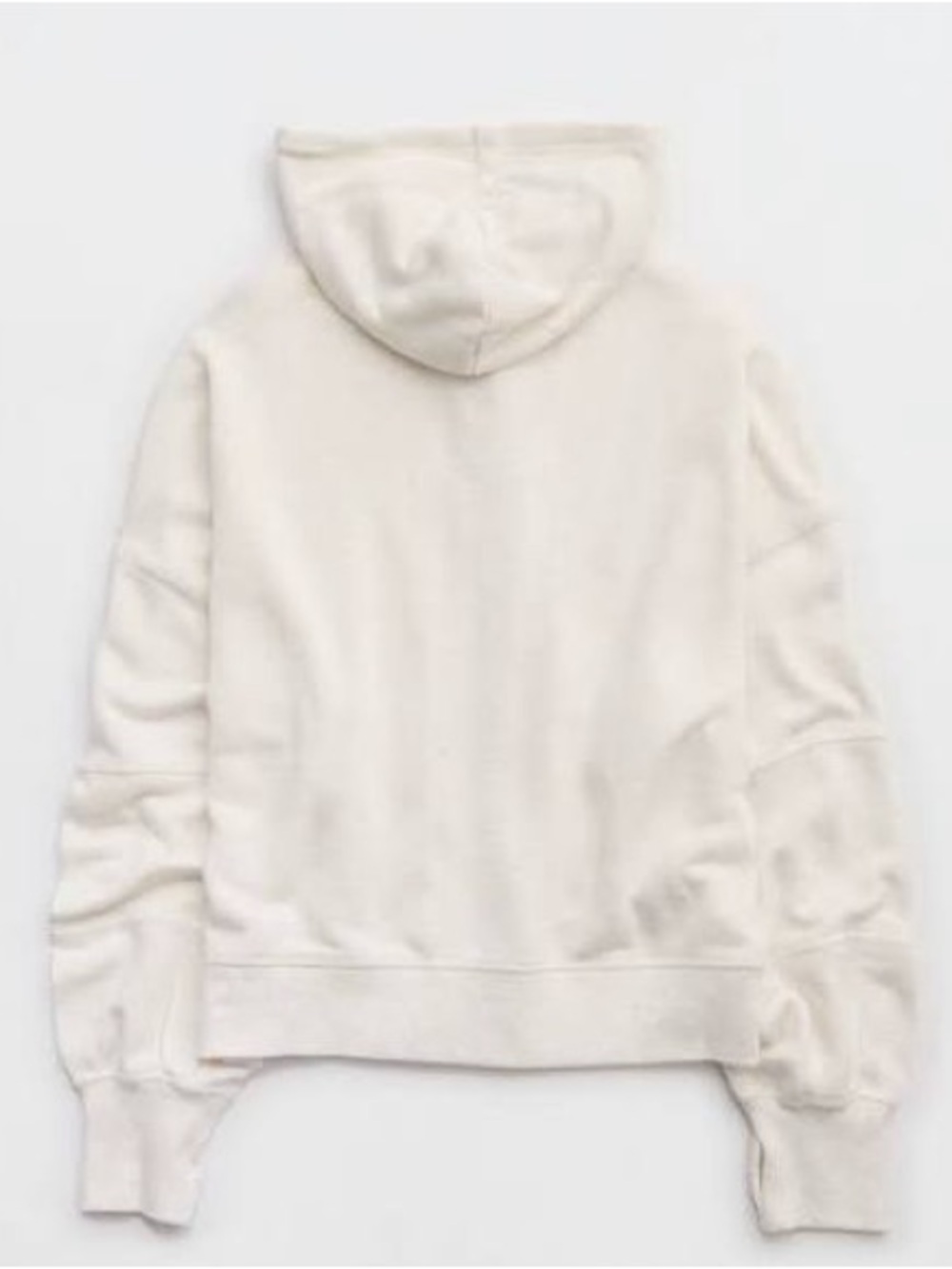 OFFLINE By Aerie Keep It 100 Terry Full Zip Hoodie, Heathered Frost - Picture 3 of 14